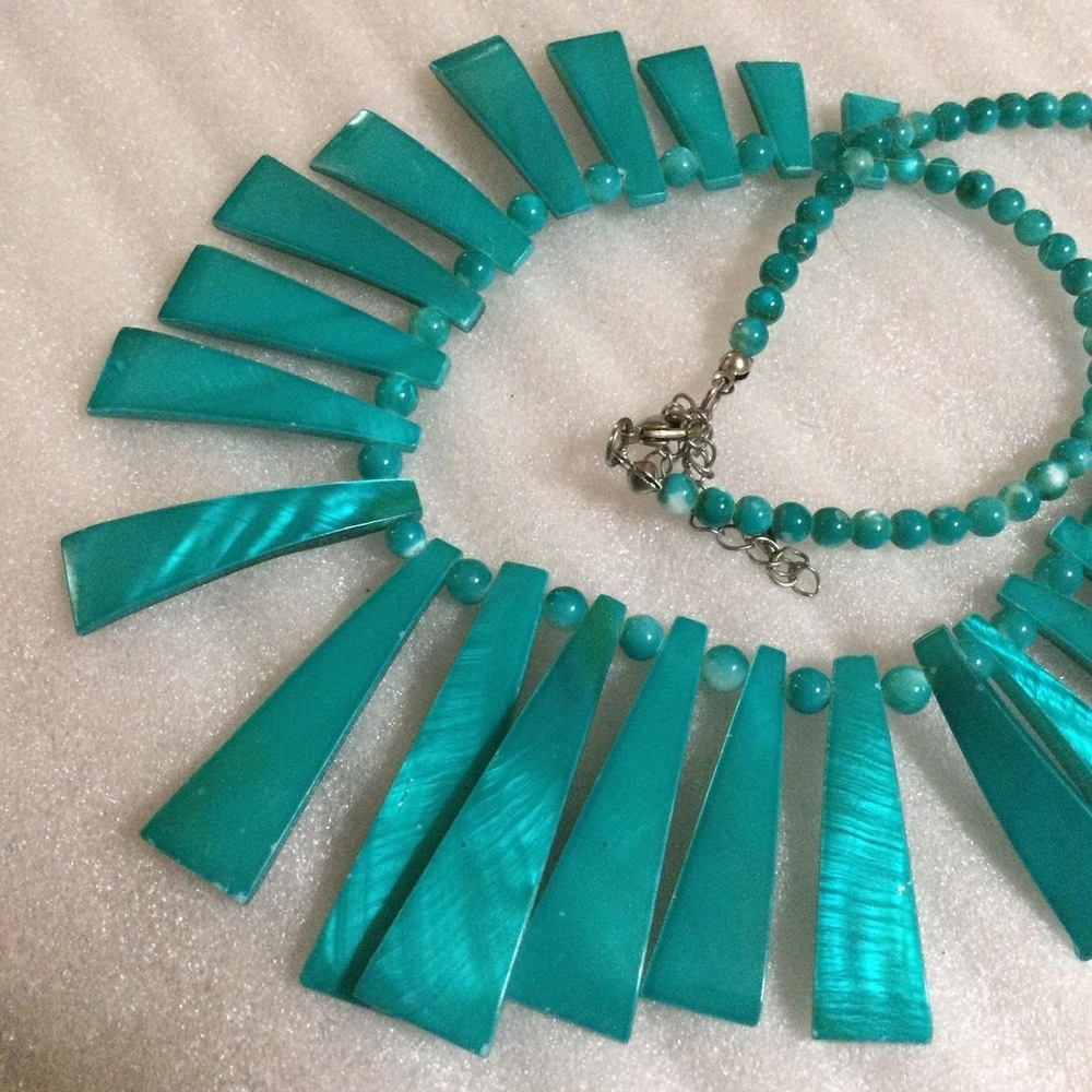 Dyed Shell Necklace